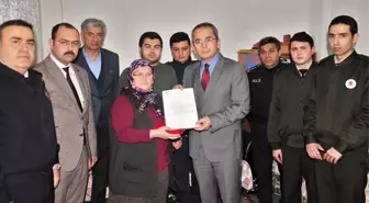Çığ Şehidinin Beratı ailesine verildi
