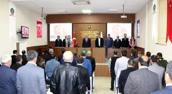 Ödemiş Belediye meclisinde şehitler için saygı duruşu