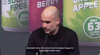 Pep Guardiola Lig Kupası Zaferi Hakkında Konuştu