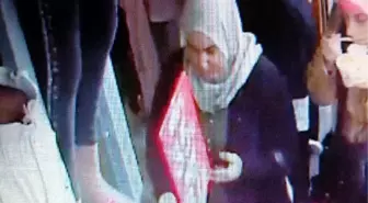 'Perdeleme' yöntemi ile hırsızlık yapan yabancı uyruklu 4 kadın kamerada