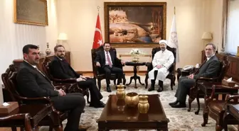 Diyanet İşleri Başkanı Erbaş, Suudi Arabistan Büyükelçisi El Khereiji'yi kabul etti