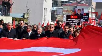 Hakkari halkı İdlib şehitleri için tek yürek oldu