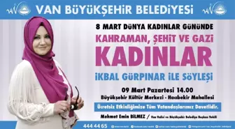 İkbal Gürpınar Vanlı kadınlarla buluşacak