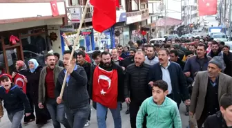 İspirliler Bahar Kalkanı Harekatı'na destek için yürüdü