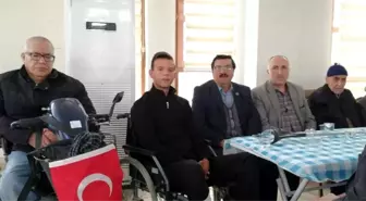 İdlib'te yaralanan uzman çavuş silah arkadaşları için okutulan mevlide katıldı