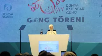 Emine Erdoğan: 'Kadınların iş gücüne katılımı son 10 yılda erkeklere göre 4 kat fazla arttı'