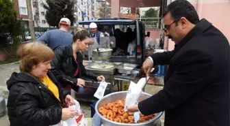İdlib şehitleri için lokma hayrı yapıldı