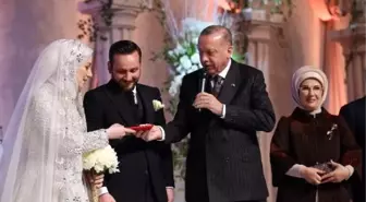 Cumhurbaşkanı Erdoğan yeğeninin nikah şahitliğini yaptı