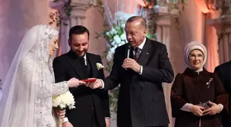 Cumhurbaşkanı Erdoğan, yeğeninin nikah şahitliğini yaptı