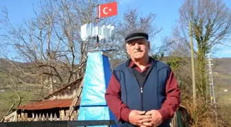 İlkokul mezunu vatandaş, bisiklet tekeri ve galvanizden elektrik üretti