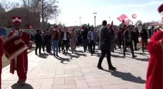 Konya'da şehitler için yürüdüler