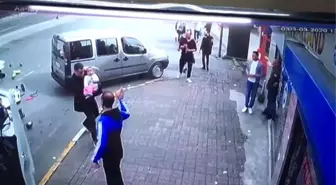 Polisin 'Dur' ihtarına uymayan şüpheli şahıs kaçtığı sırada caddeyi birbirine kattı