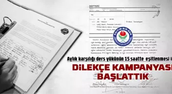 Eğitin Bir Sen sınıf öğretmenleri için imza kampanyası başlattı