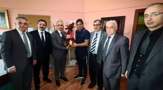 Rize Valisi Çeber'den Ünal Karaman'a hayırlı olsun ziyareti