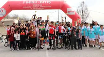 Erzincan'da bisiklet yarışmaları yapıldı