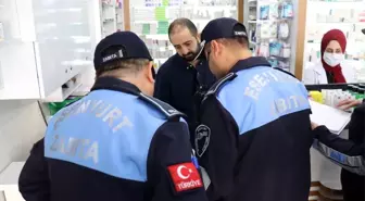 Esenyurt Zabıtasından eczanelere maske fiyatı denetimi