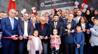 Kağıthane'de Millet Kıraathanesi ve Çocuk Kütüphanesi hizmete açıldı