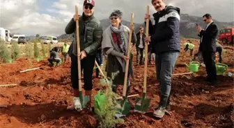 Kalk Gidelim Hatıra Ormanı'na 2 bin fidan