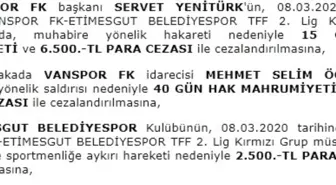 PFDK ceza yağdırdı