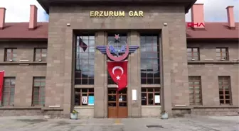 Erzurum Tren Garı'nda koronavirüs yoğunluğu