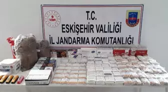 Jandarma ekipleri kaçak sigara üretimi yapan 2 şüpheliyi yakaladı