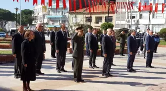 Aydın'da Çanakkale şehitleri için çelenk sunuldu