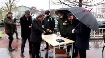 ERZİNCAN Kaymakam Baştürk'ün cenazesinde maskeli tedbir