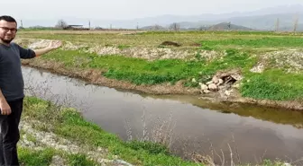 Ödemiş'te bir mahalle atık sulara tepki gösterdi, yardım istedi