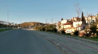 Virajı alamayan otomobil 40 metre yükseklikten düştü