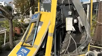 ATM'yi patlatıp, 37 bin Euro çaldılar