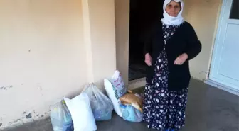 Bu beldede yaşlı ve hasta yakınlarının bakımını üstlenenlerin de ihtiyaçları karşılanıyor