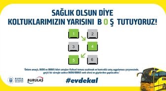 Burulaş'ta mesafeli yolculuk dönemi