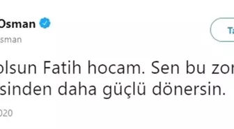 Cedi Osman'dan Fatih Terim'e geçmiş olsun mesajı