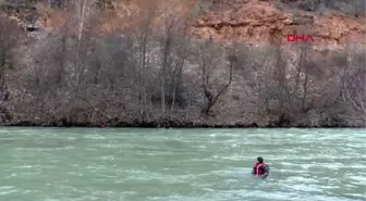 TUNCELİ Munzur Nehri'nde kaybolan uzman çavuşu arama çalışmaları 8'inci günde