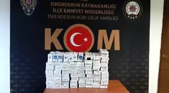 Hatay'da 700 paket kaçak sigara ele geçirildi