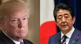 Japonya Başbakanı Abe ve ABD Başkanı Trump'tan telekonferans görüşmesi