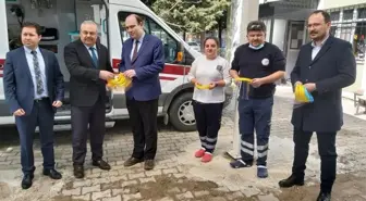 Gediz BİLSEM sağlık çalışanları için yüz koruyucu siper üretimi başladı