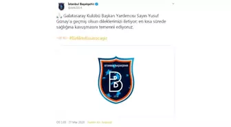 Başakşehir'den Yusuf Günay'a 'geçmiş olsun' mesajı