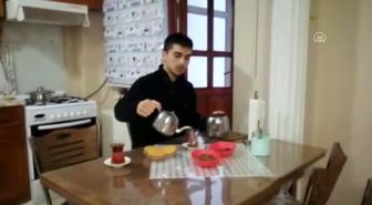 Öğrencilerden videolu 'Evde Kal' mesajı