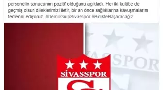 Sivasspor'dan Galatasaray ve Kayserispor'a geçmiş olsun mesajı