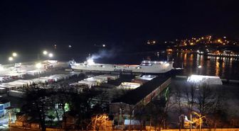 Ukrayna'dan gemiyle gelen 34 TIR şoförü karantina altına alındı