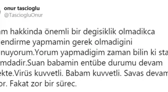 Dahiliye Profesörü Cemil Taşcıoğlu'nun son durumu hakkında oğlundan açıklama