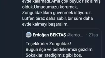 Vali Bektaş, 'Umudumuzu korumak, Zonguldaklılara güvenmek istiyoruz'