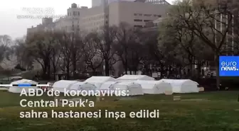 ABD'de koronavirüs: Central Park'ın göbeğinde sahra hastanesi inşa edildi