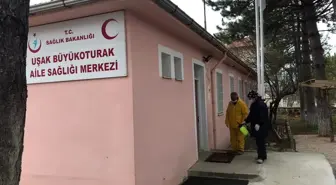 Banaz'da dezenfekte çalışmaları sürüyor