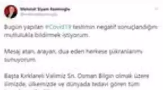 Kırklareli Valisi'nin ardından il sağlık müdüründe de korona virüs çıktı