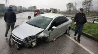 Samsun'da trafik kazası: 1 yaralı