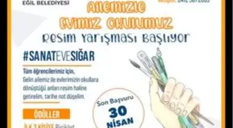 Diyarbakır'da 'sanat eve sığar' resim yarışması