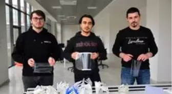 Düzce Üniversitesi öğrencileri maske üretimine başladı