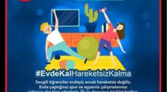 Eğil'de gençler evde spor yapmaya yönlendiriliyor